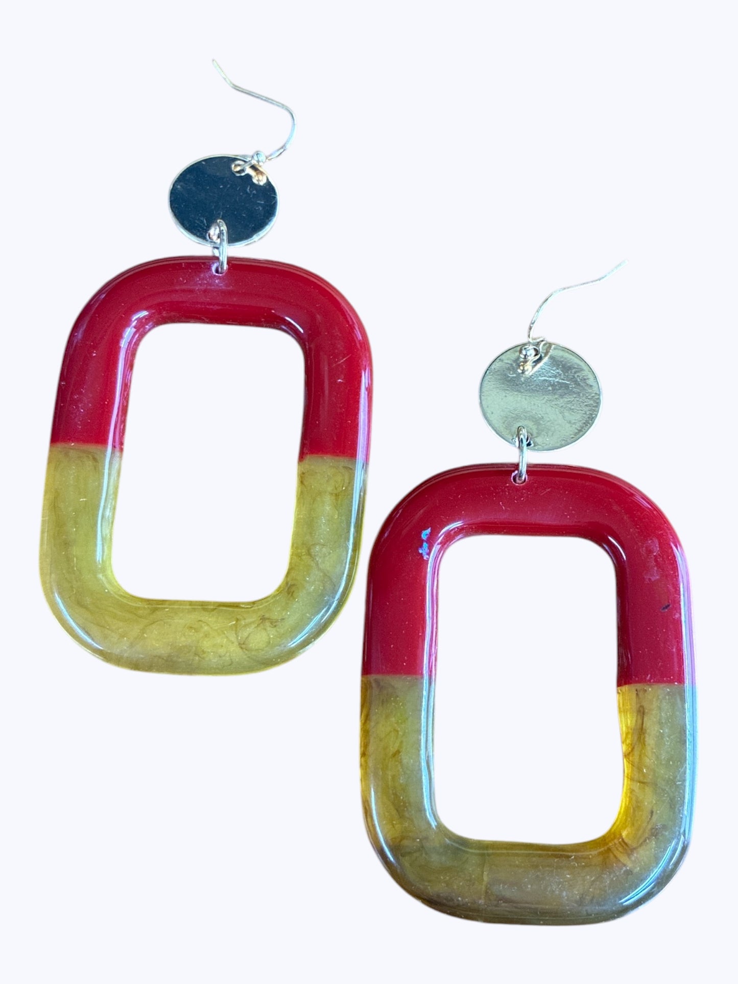 E2275 | Acrylic Oval Earrings | ER2643