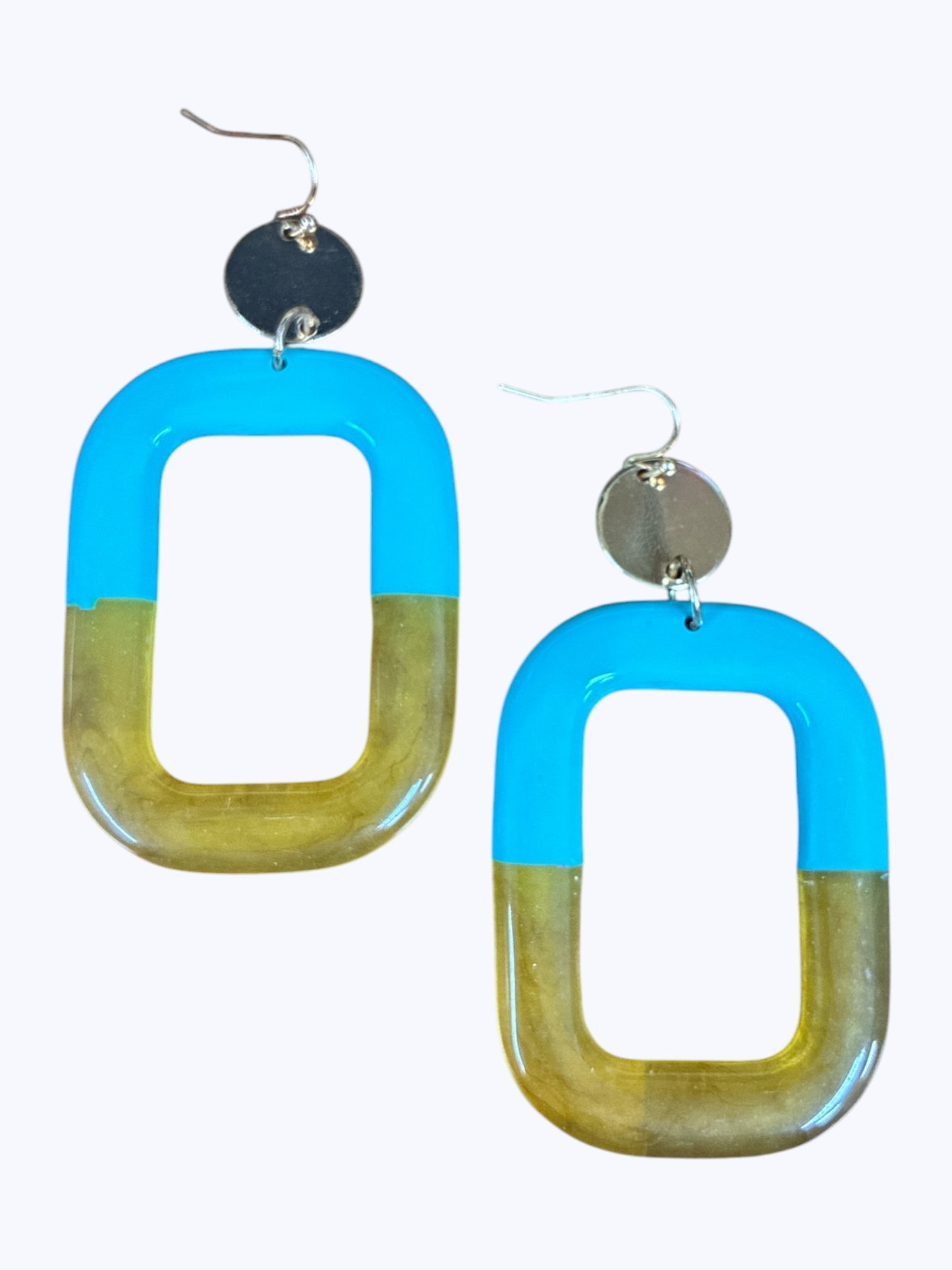 E2275 | Acrylic Oval Earrings | ER2643