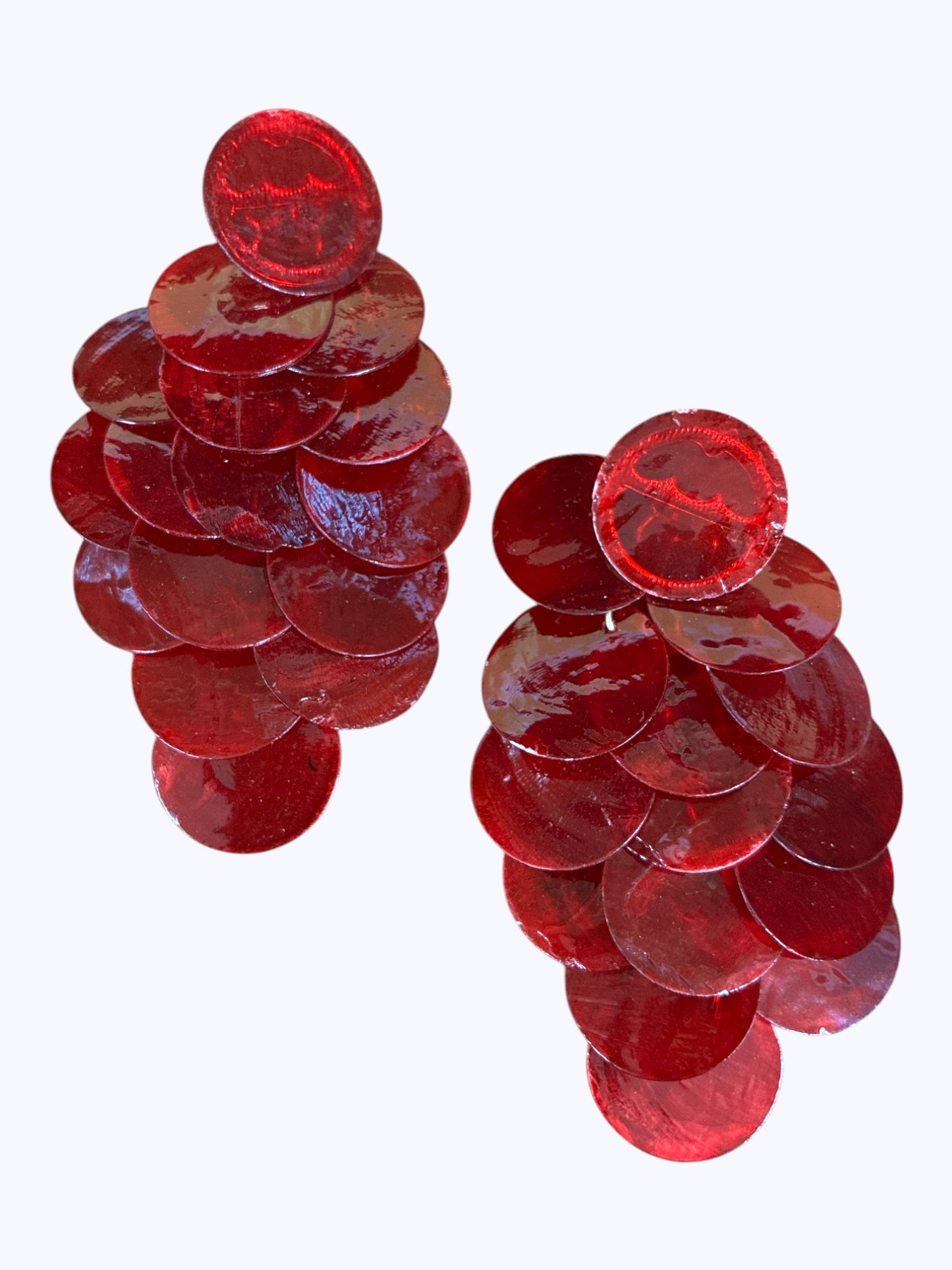 E0439 | Cascading Disc Dangle Earrings | KE2755