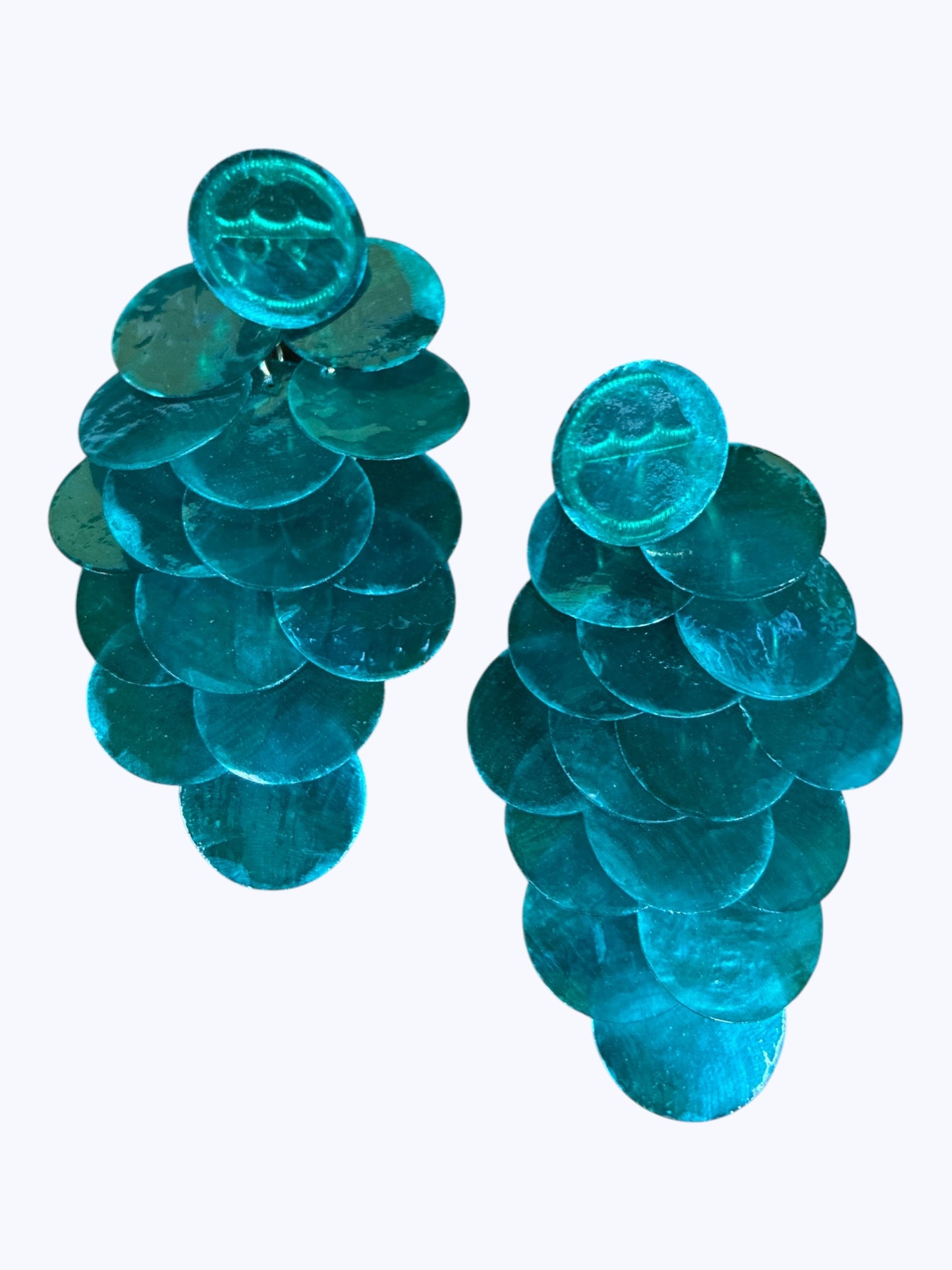 E0439 | Cascading Disc Dangle Earrings | KE2755