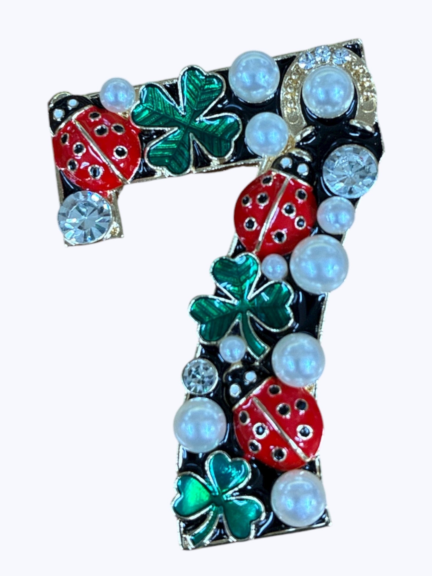 BR0436 | Lucky Number Seven Brooch | YM2230