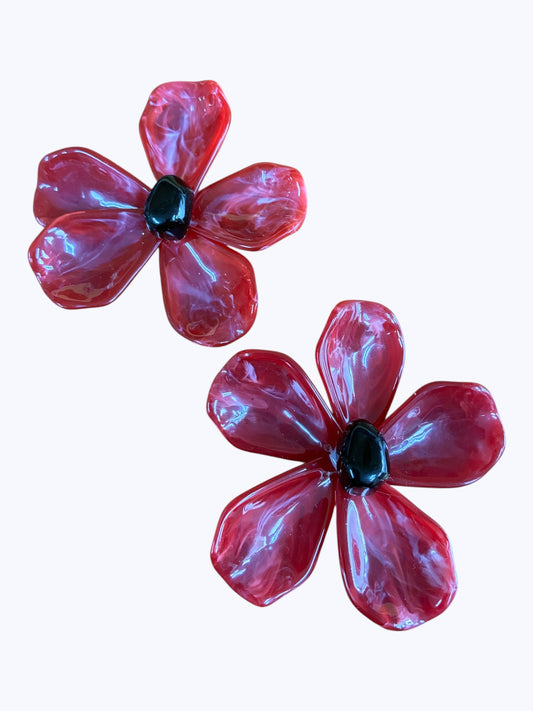 E1898 | Artistic Flower Drop Earrings | KE2934