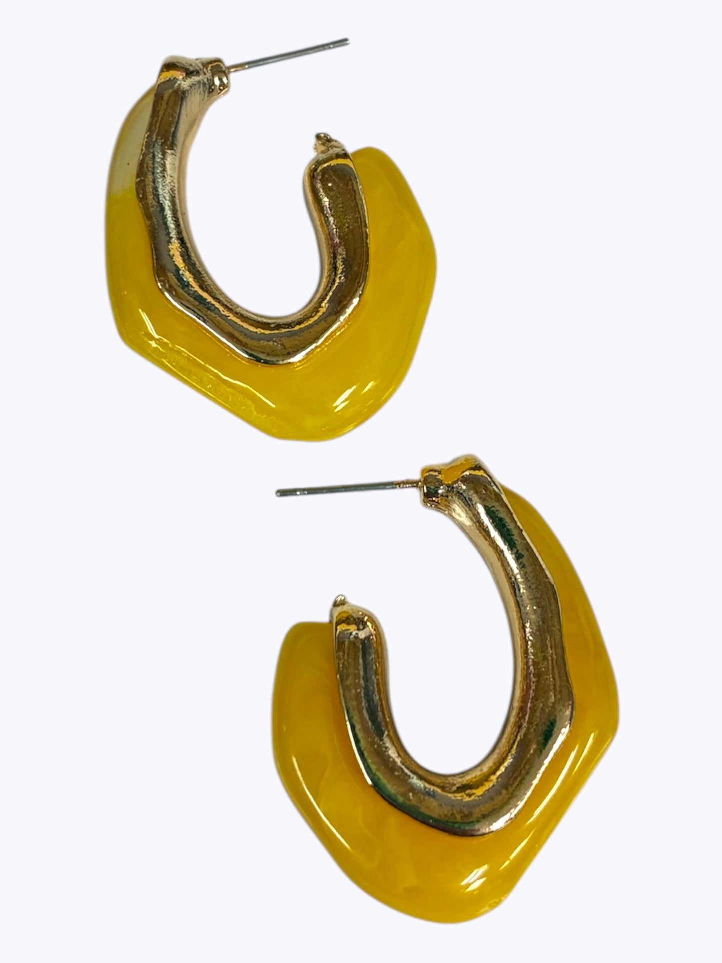E2277 |Acrylic Open Hoop Earrings| ER2645