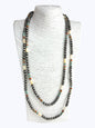 Long Beaded Multi Color Necklace