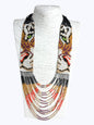 Beaded Long Necklace Set