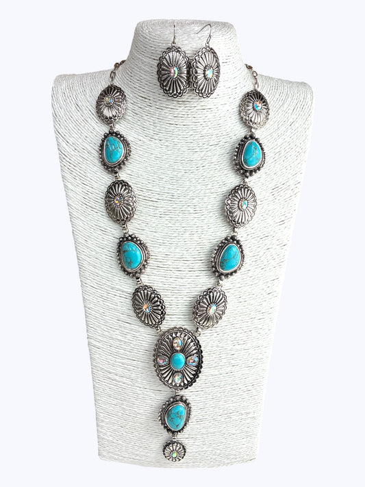 N0680 | Western-Inspired Necklace Set | SJNE1805