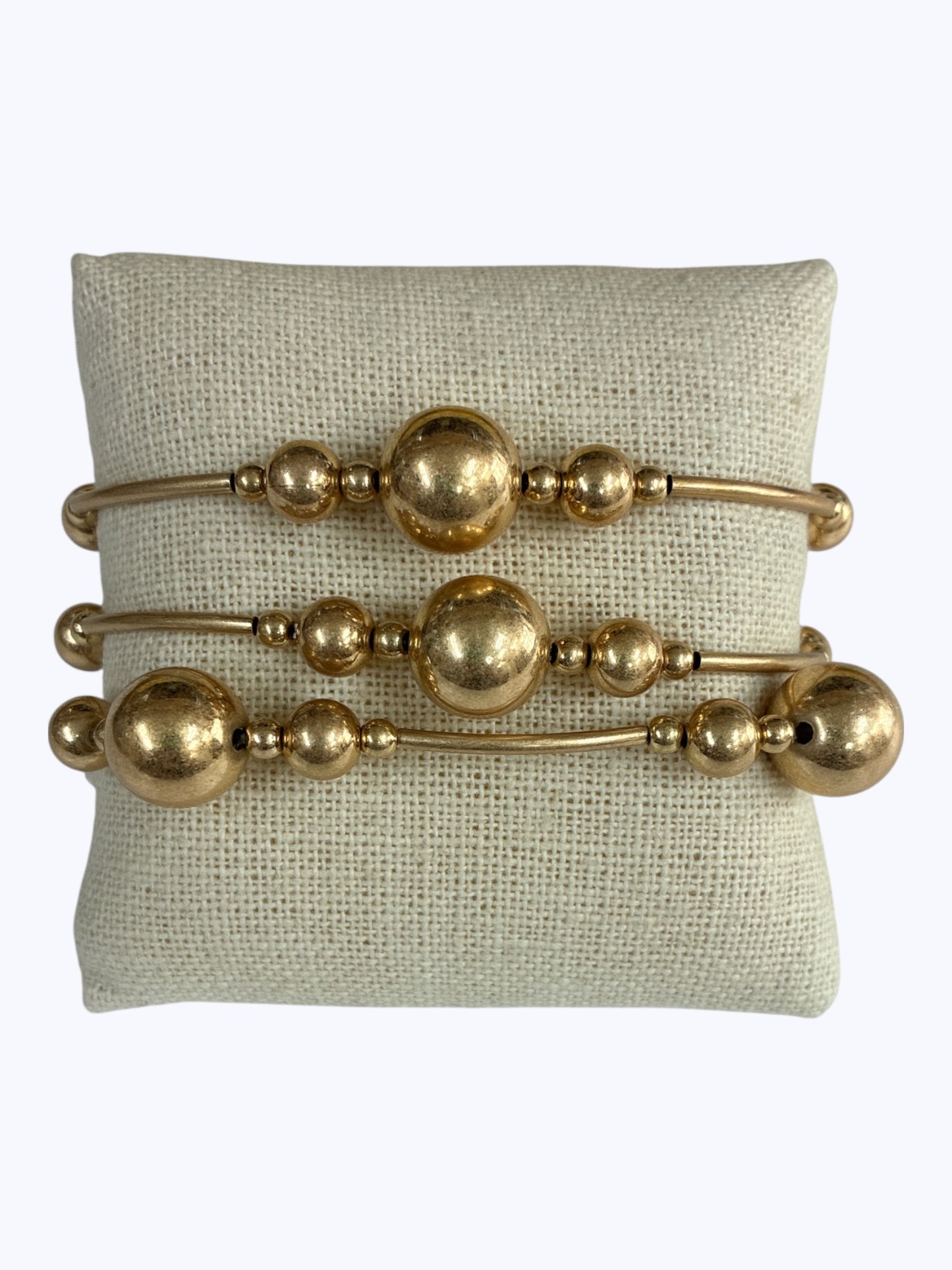 B0425 | Polished Sphere Bracelet Set | TB9832
