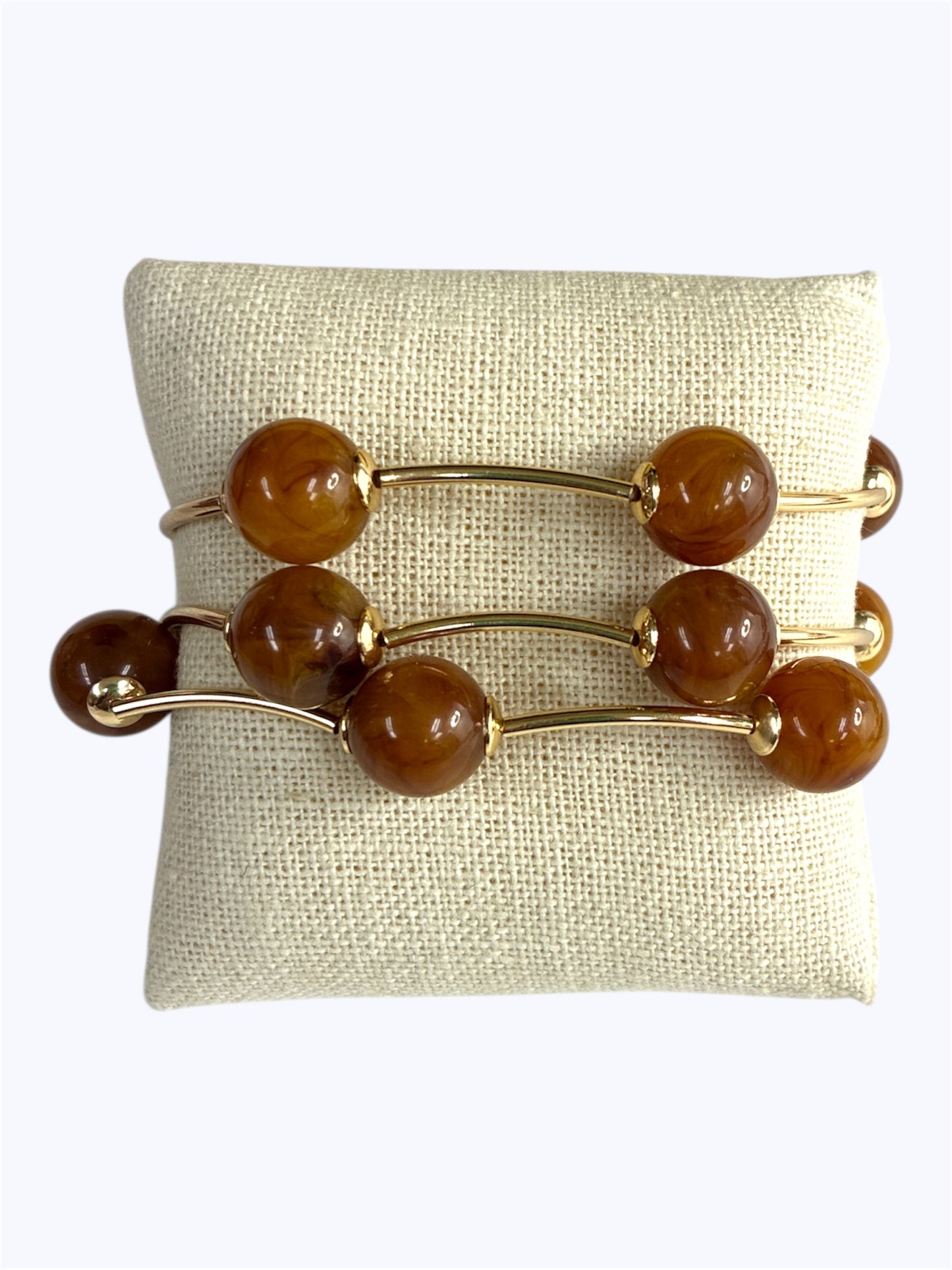 B0422 | Acrylic Beaded 3pcs Set Bracelet | TB9758