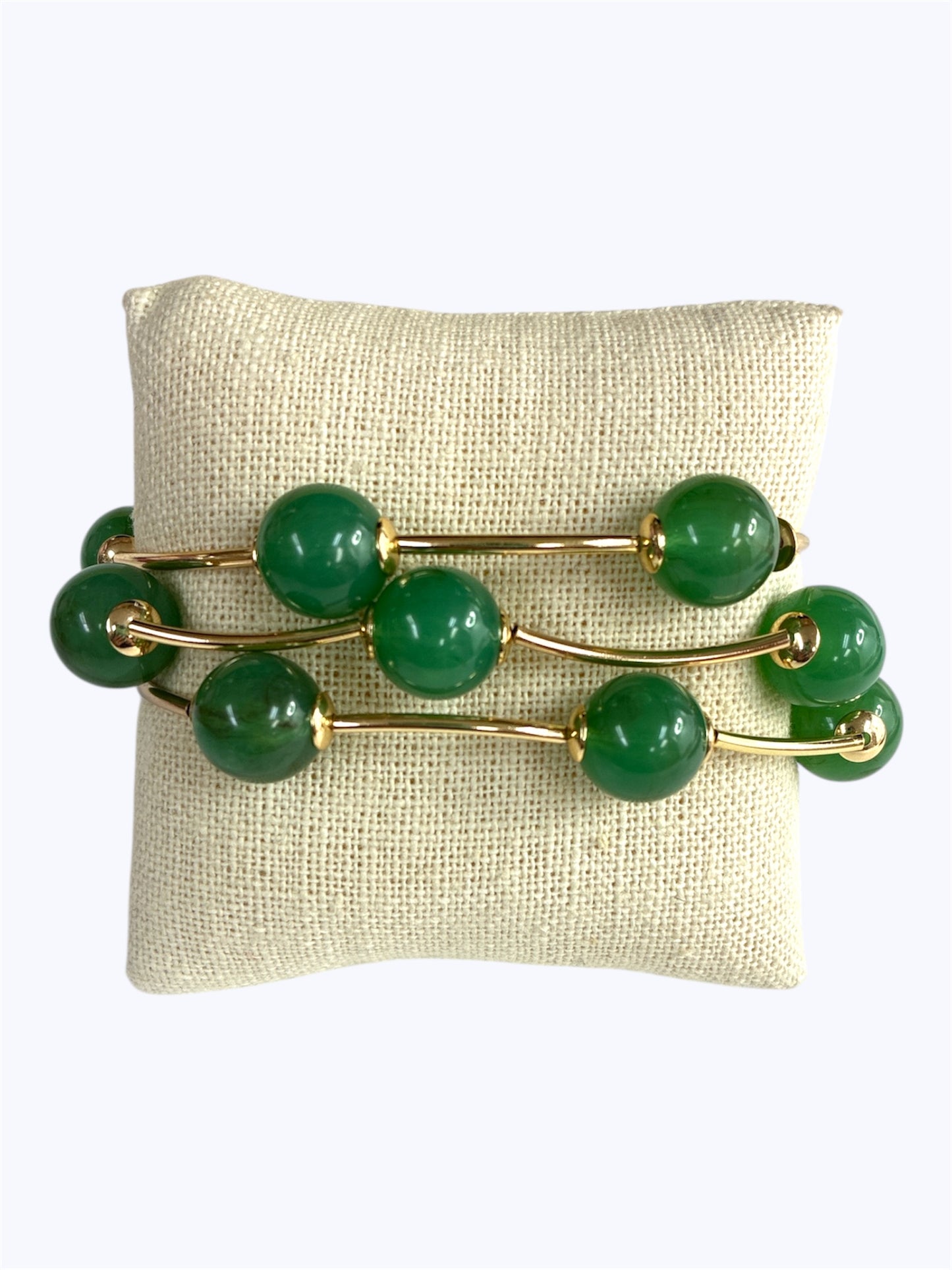 B0422 | Acrylic Beaded 3pcs Set Bracelet | TB9758