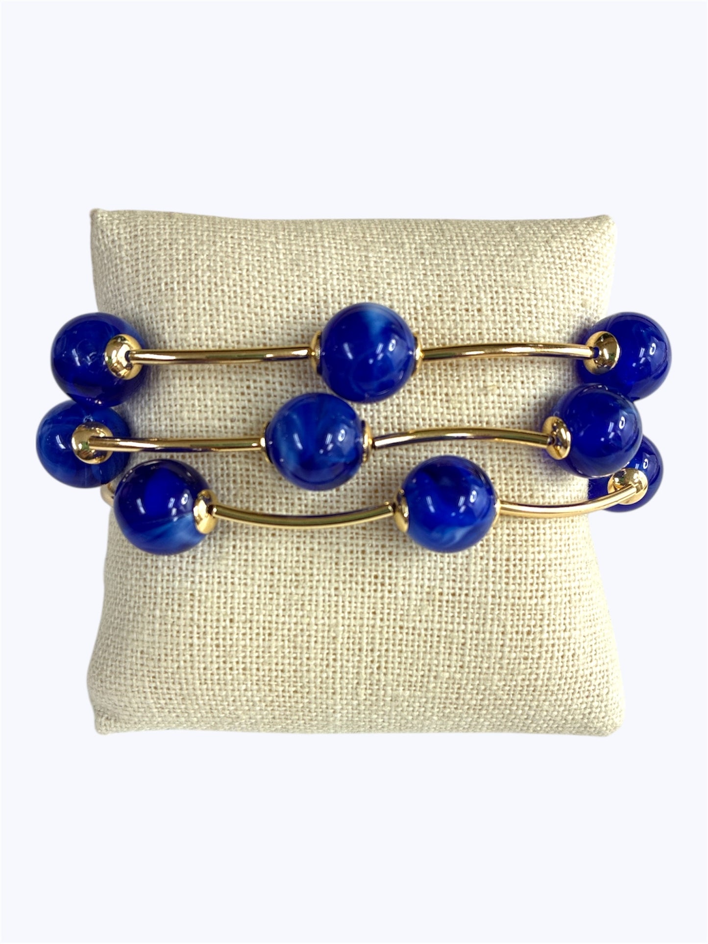 B0422 | Acrylic Beaded 3pcs Set Bracelet | TB9758