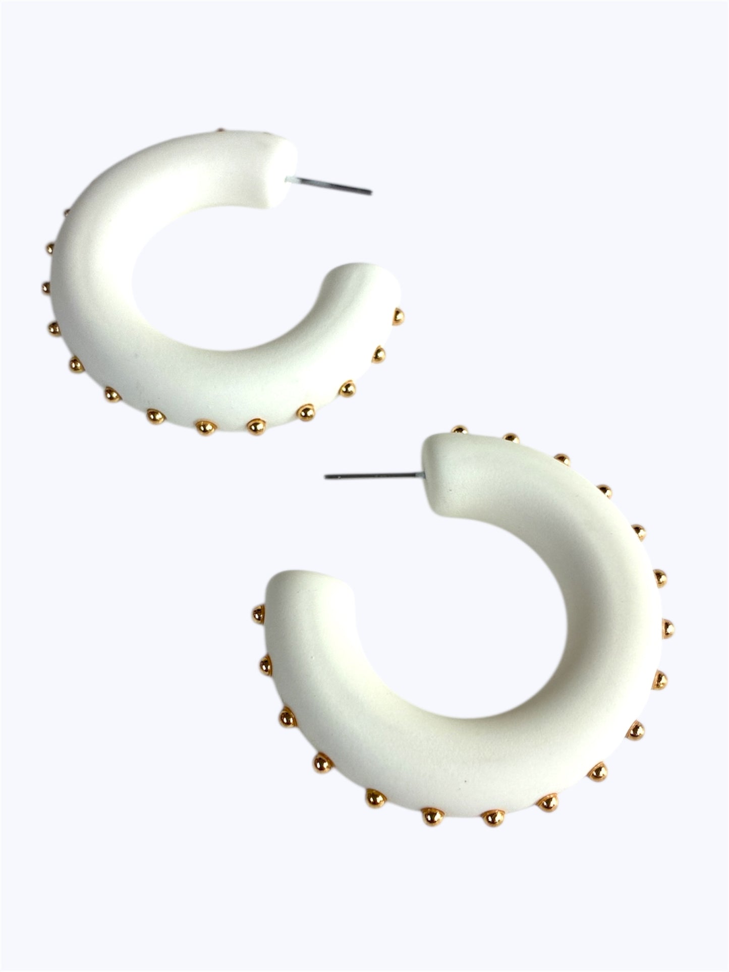 E2280 | Studded Hoop Earrings | 78E4643