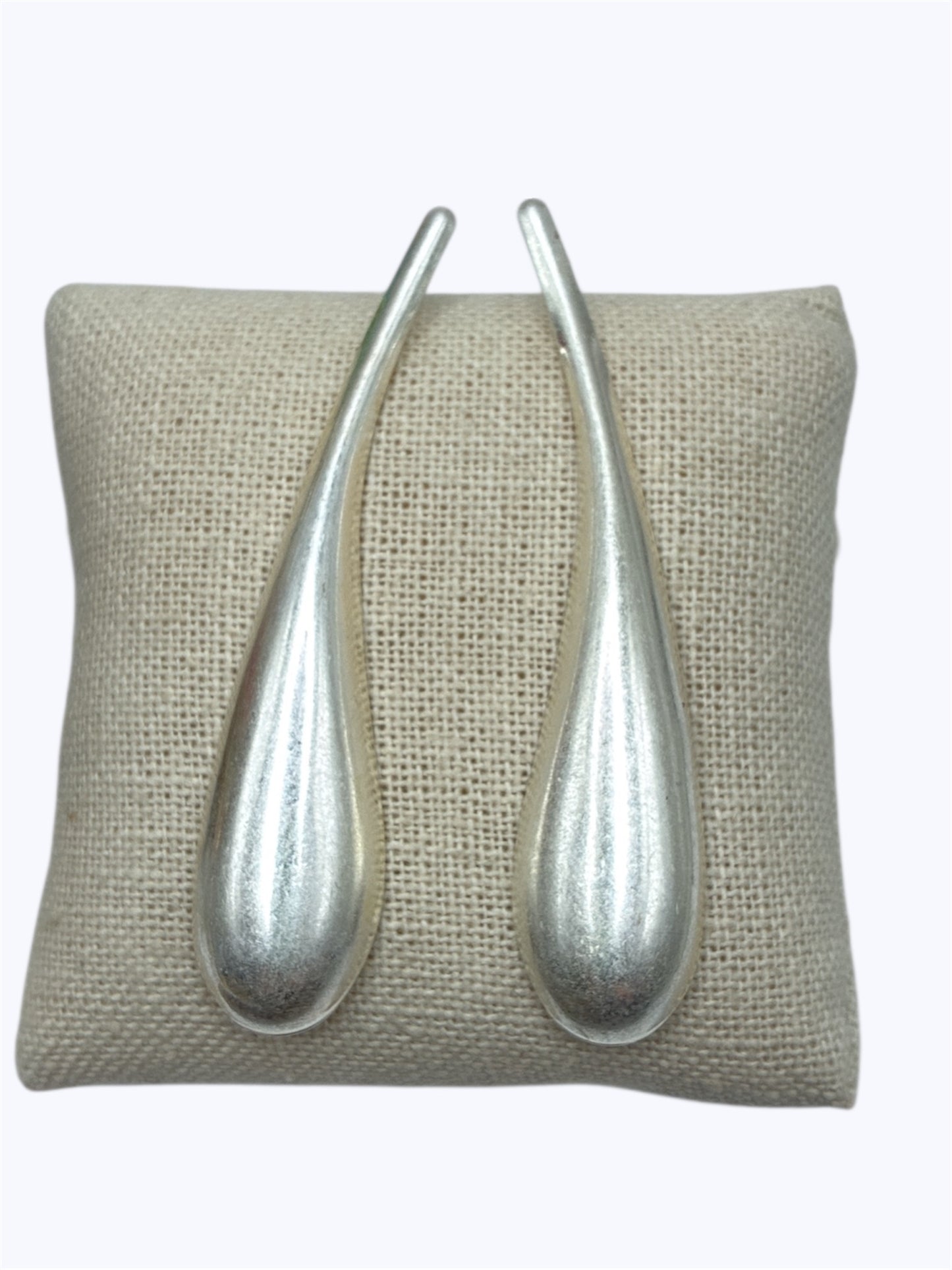 E0265 | Matte Large Teardrop Earrings |KE2722