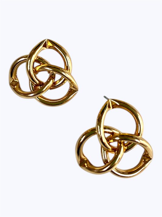 E2269 | Modern Knot Stud Earrings | VE4822