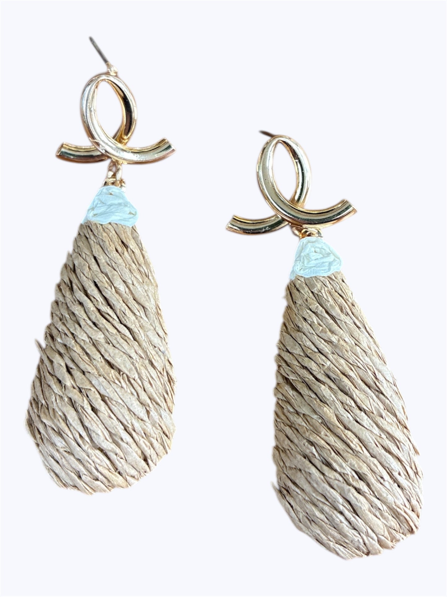 E0309 | Woven Tassel Earrings | 83E2542