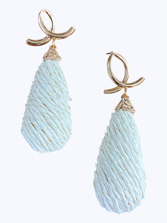 E0309 | Woven Tassel Earrings | 83E2542