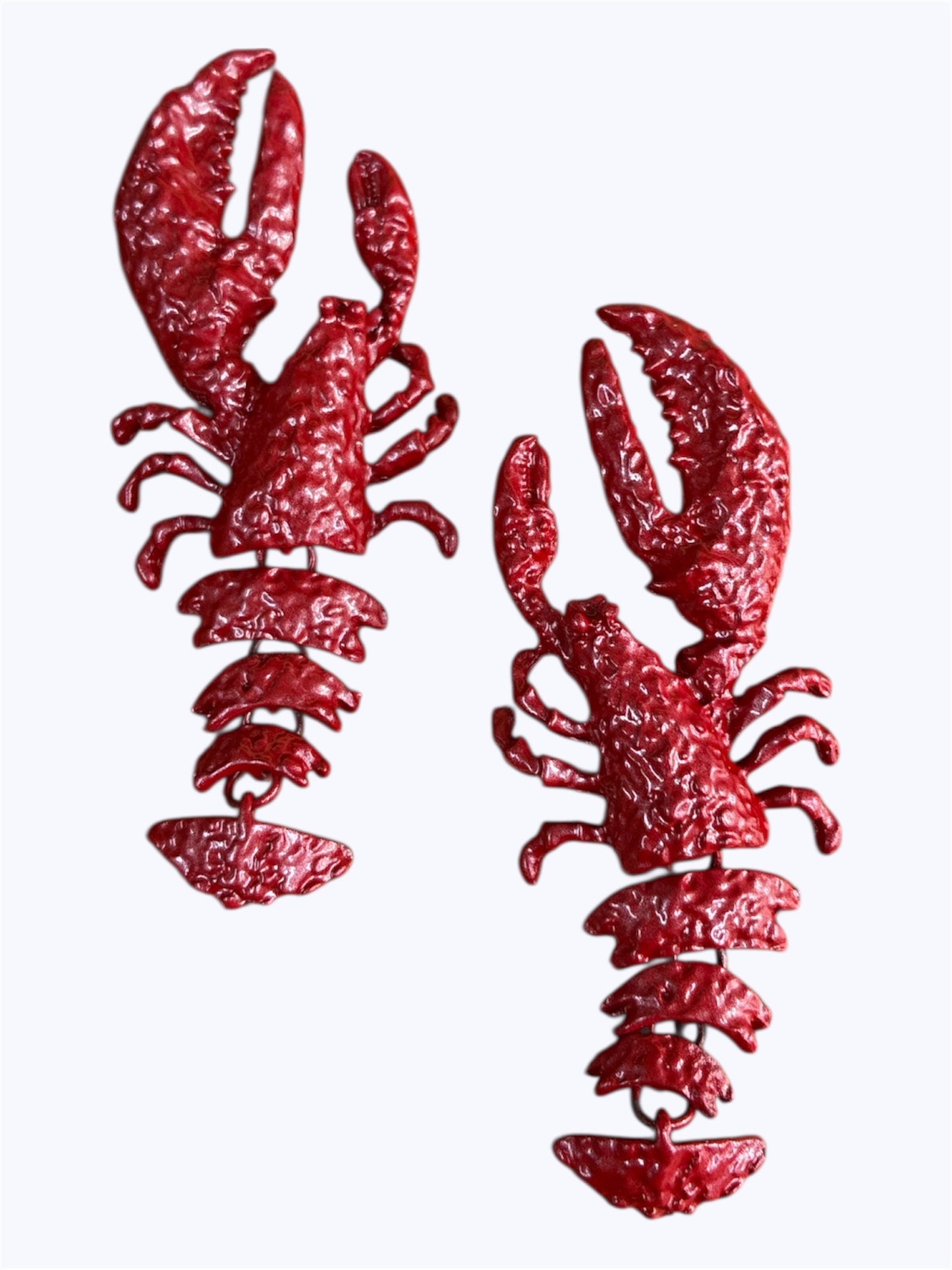 E2112 | Lobster Statement Earrings |PLR8654