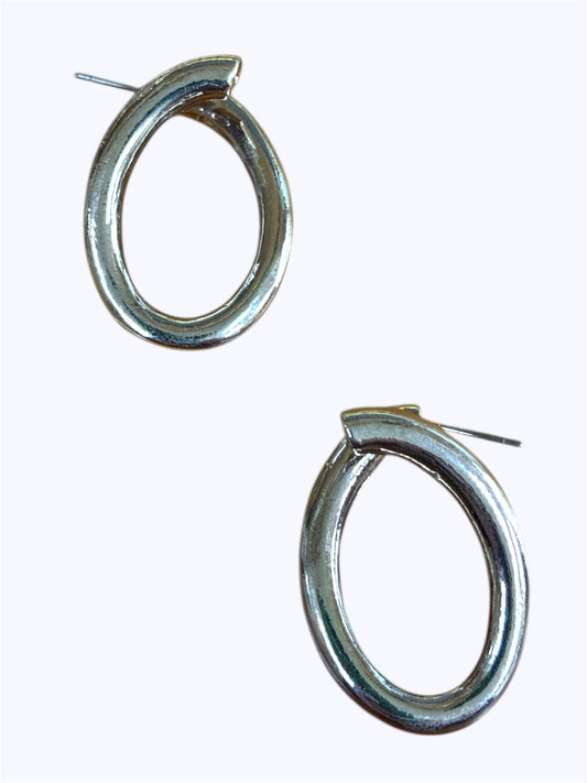 E2270 | Minimalist Oval Earrings | VE4834