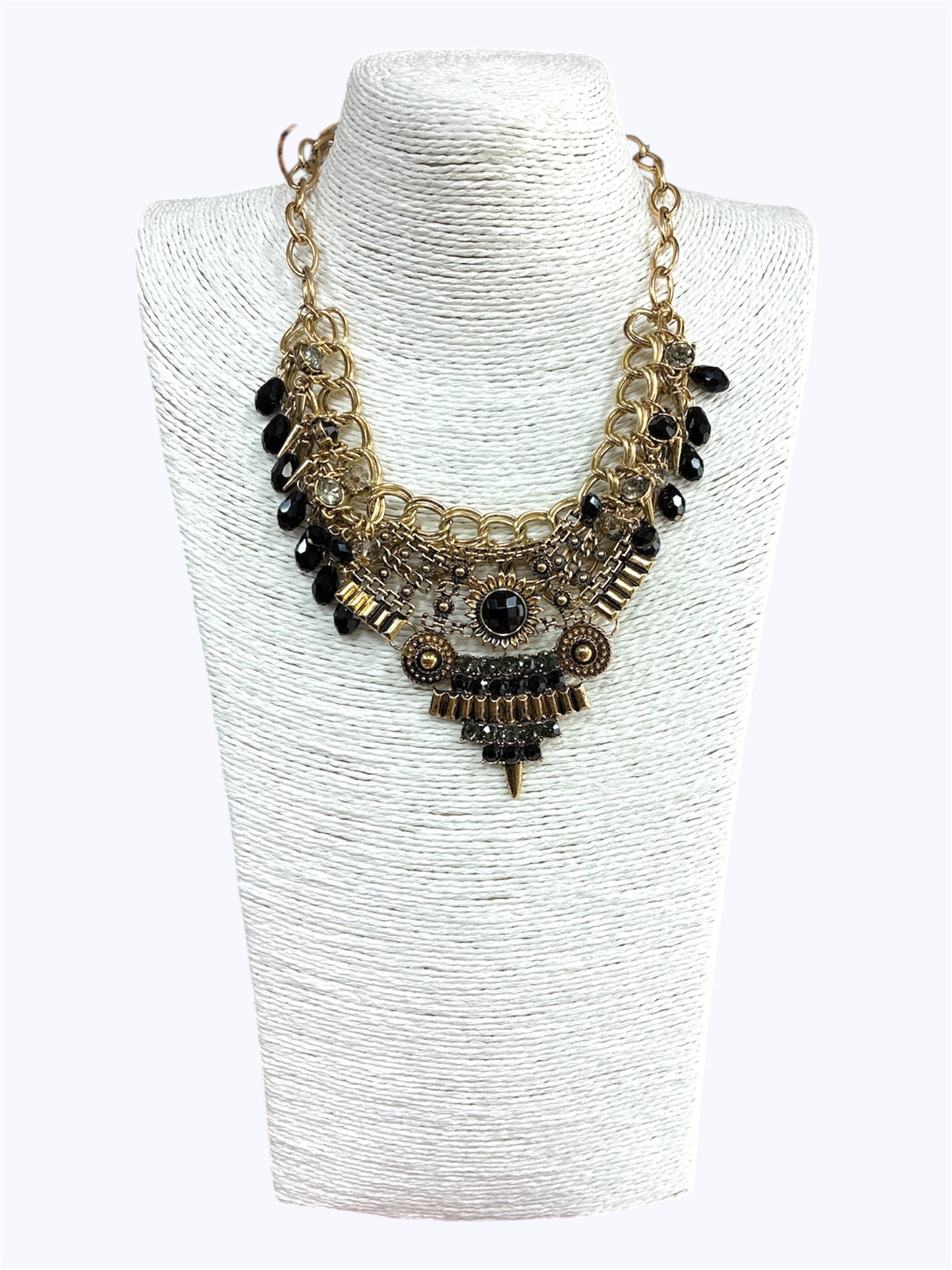 N0721 | Vintage-Inspired Fringe Necklace | TNE2590
