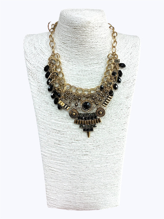 N0721 | Vintage-Inspired Fringe Necklace | TNE2590