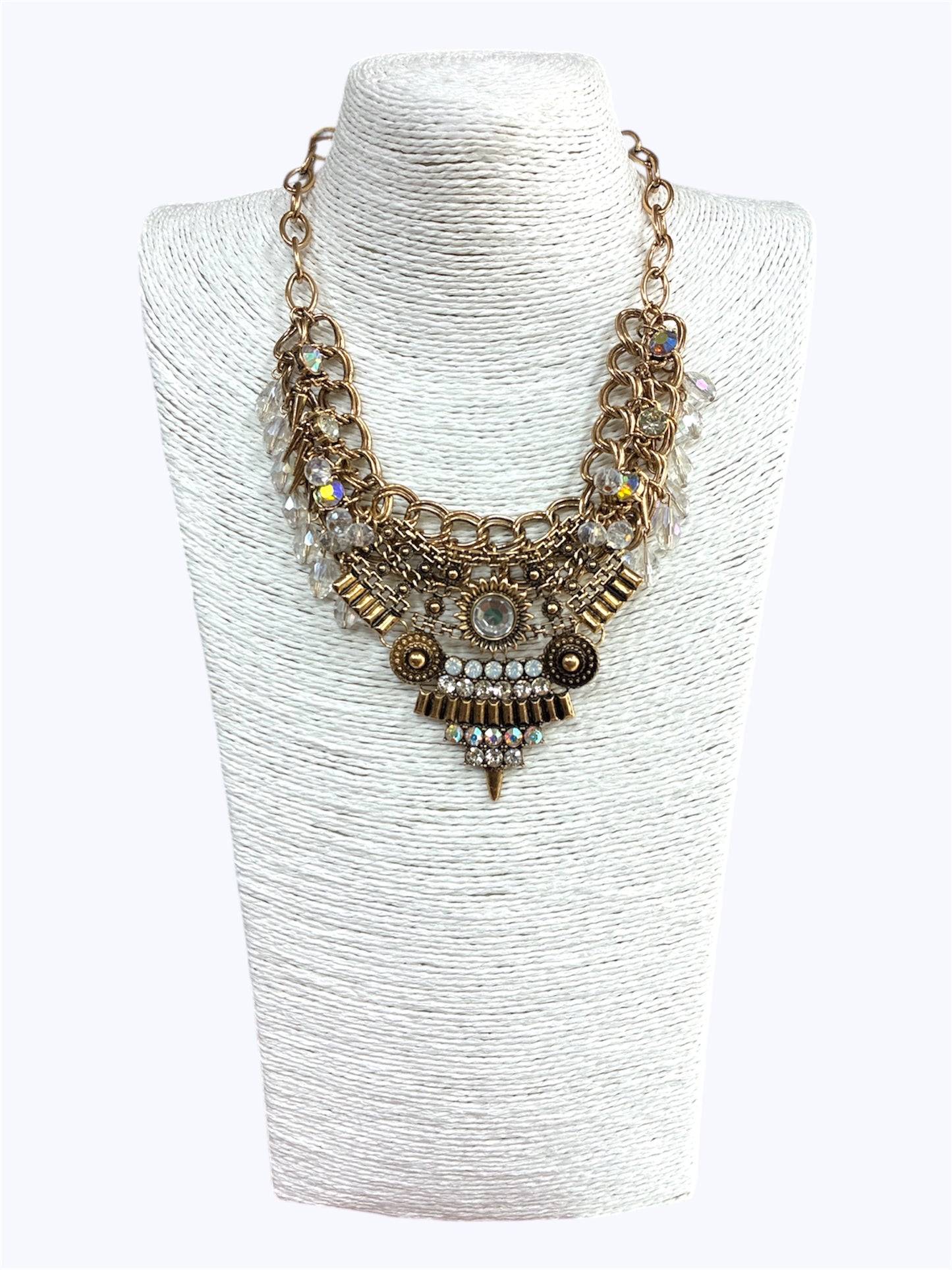N0721 | Vintage-Inspired Fringe Necklace | TNE2590