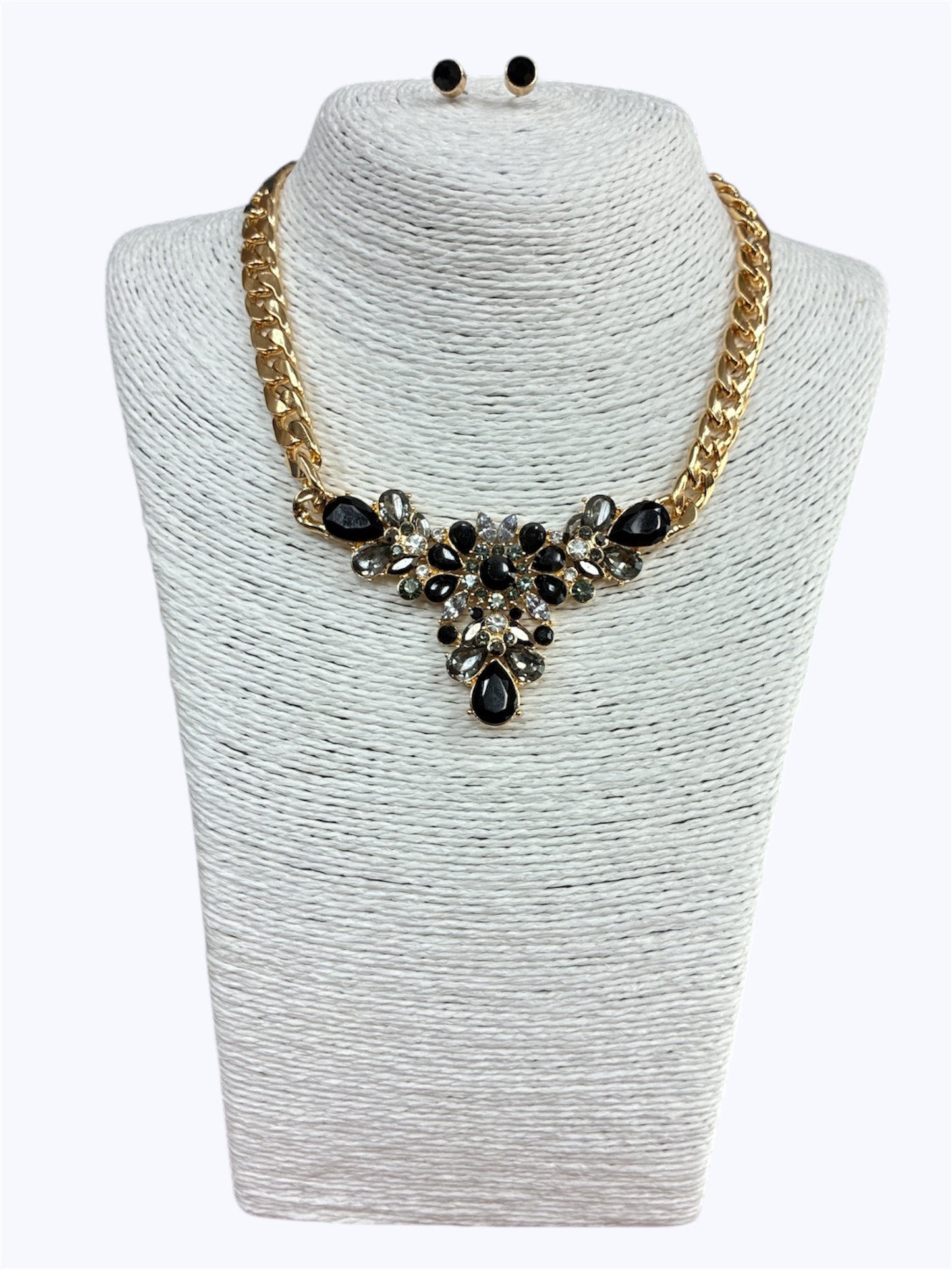 N5125 | Crystal Stone Statement Necklace | TNE1416