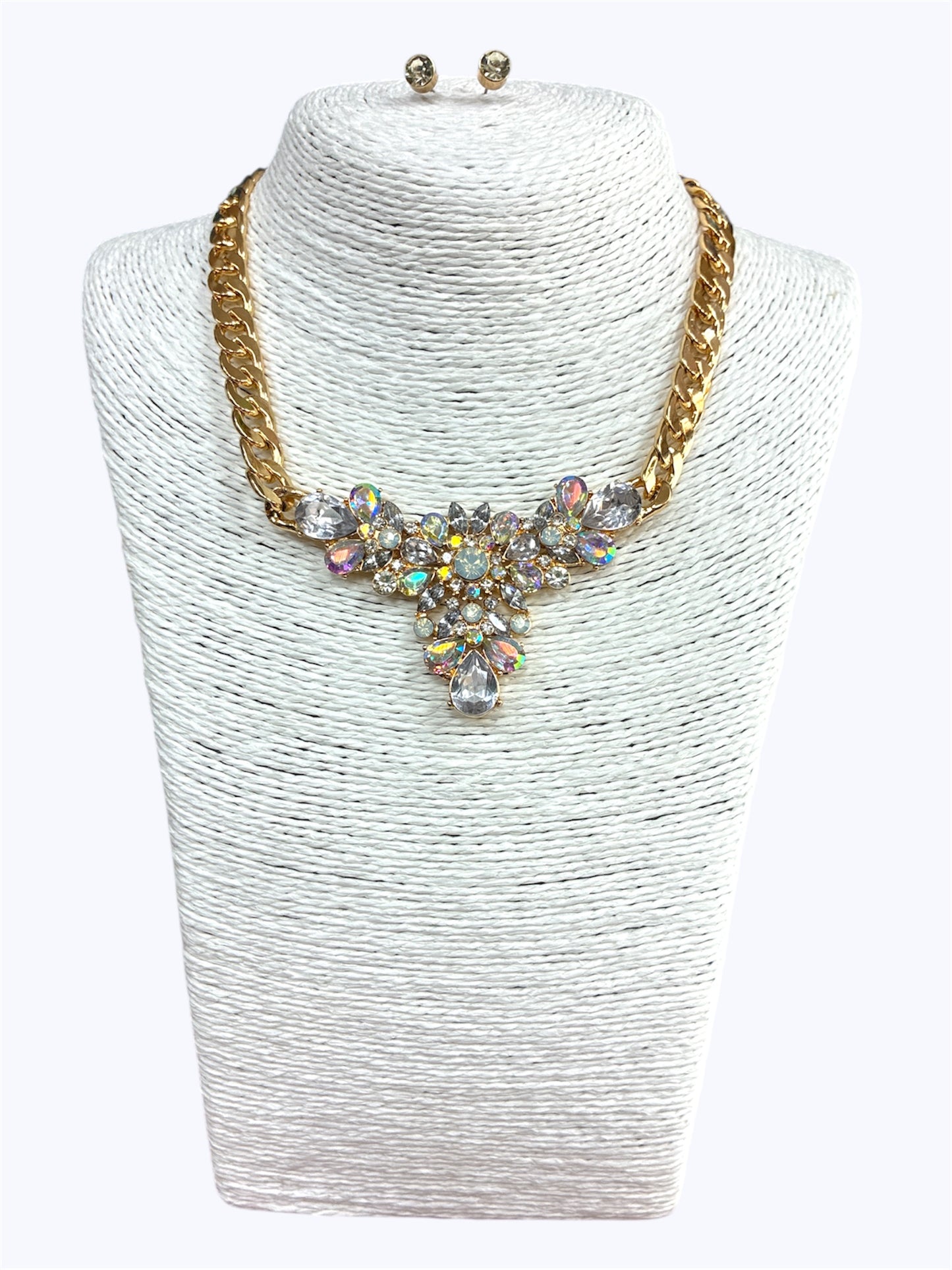 N5125 | Crystal Stone Statement Necklace | TNE1416