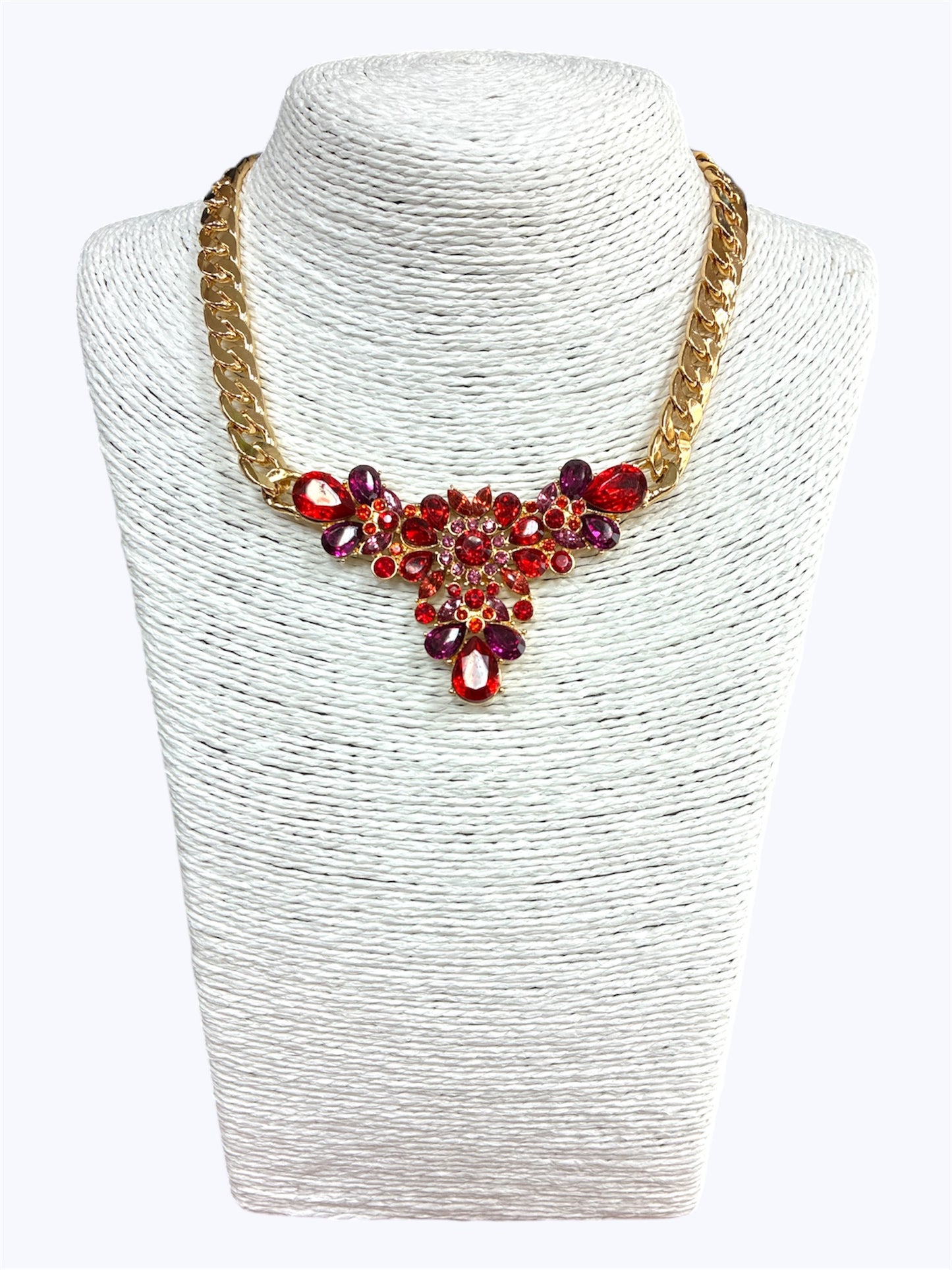 N5125 | Crystal Stone Statement Necklace | TNE1416