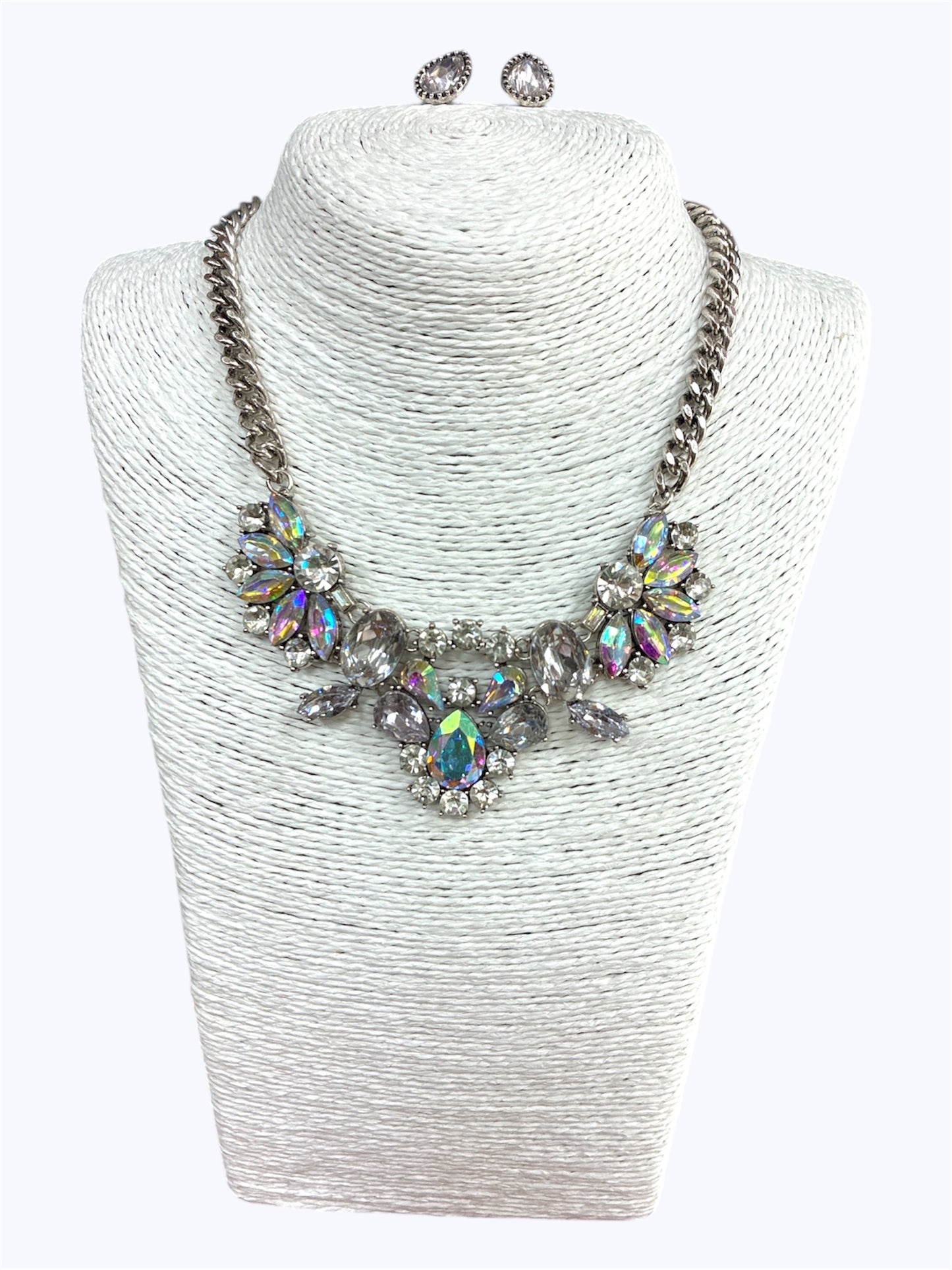 Crystal Stone Necklace Set