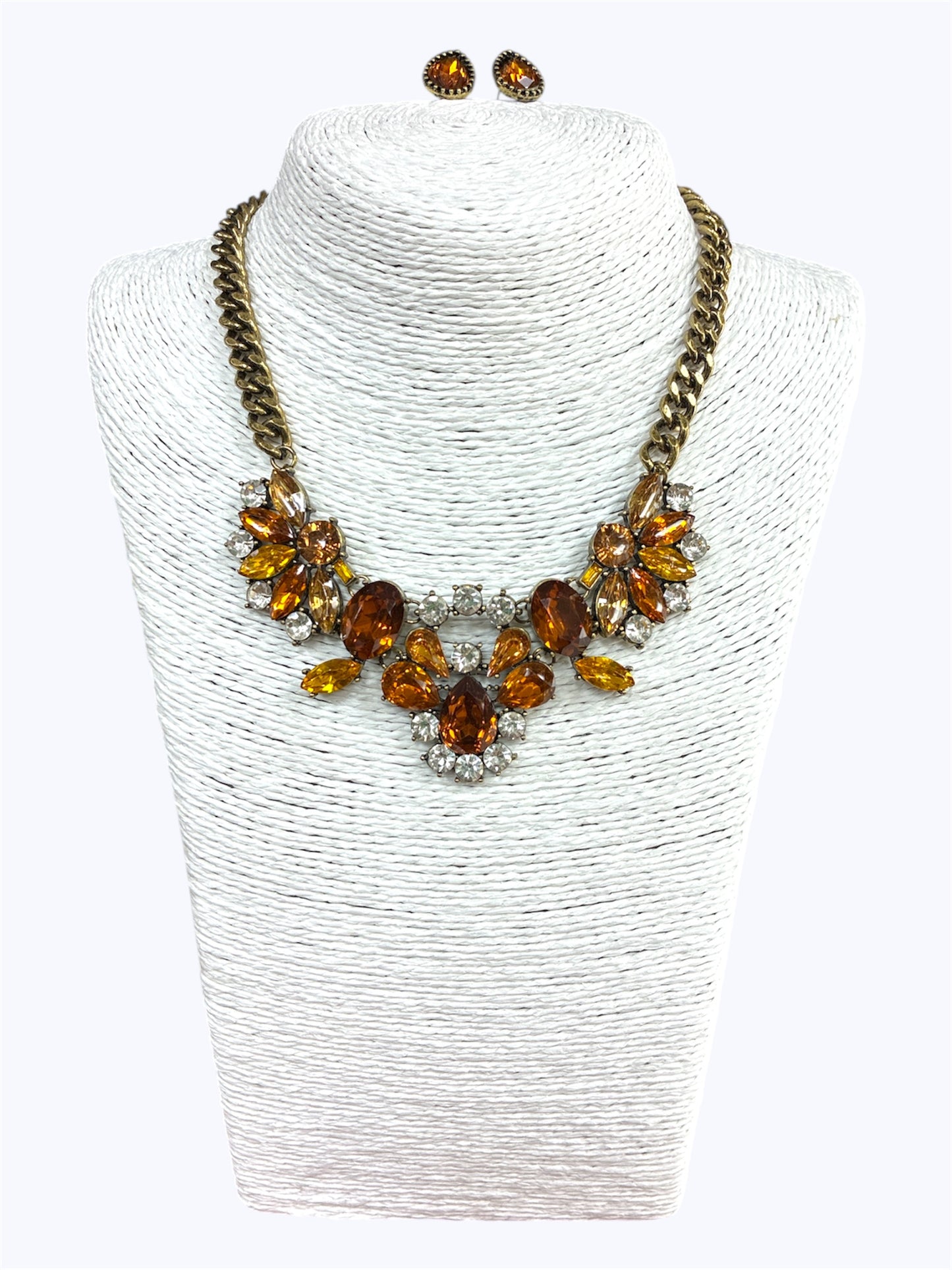 N5123 | Crystal Stone Necklace Set | TNE1512
