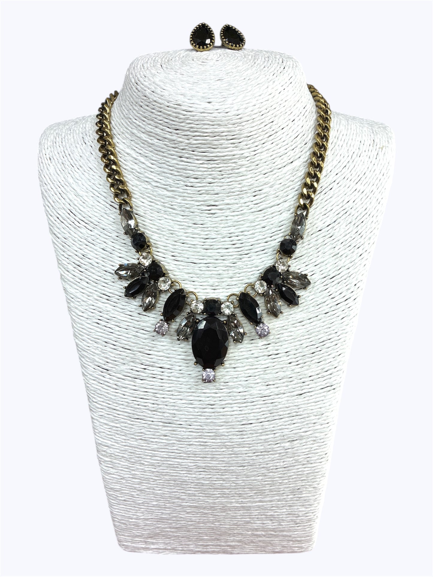 Crystal Stone Necklace Set