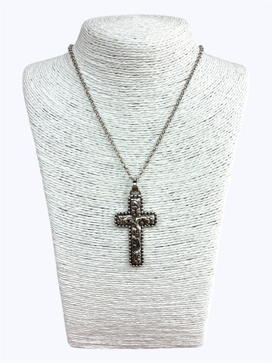 N0710 | Inspired Cross Necklace | AN4644