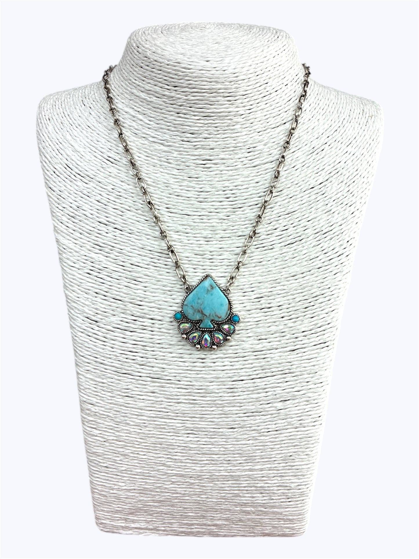 N0708 | Natural Stone Pendant Necklace | AN4550