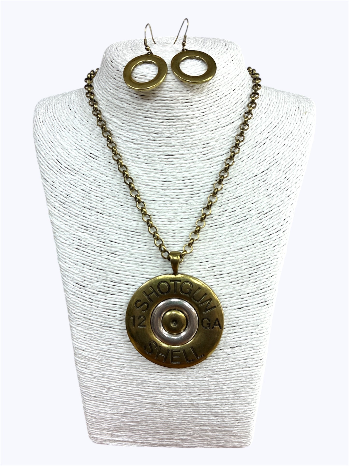 N0019 | Shotgun Rebel Edge Necklace Set | SJNE1174