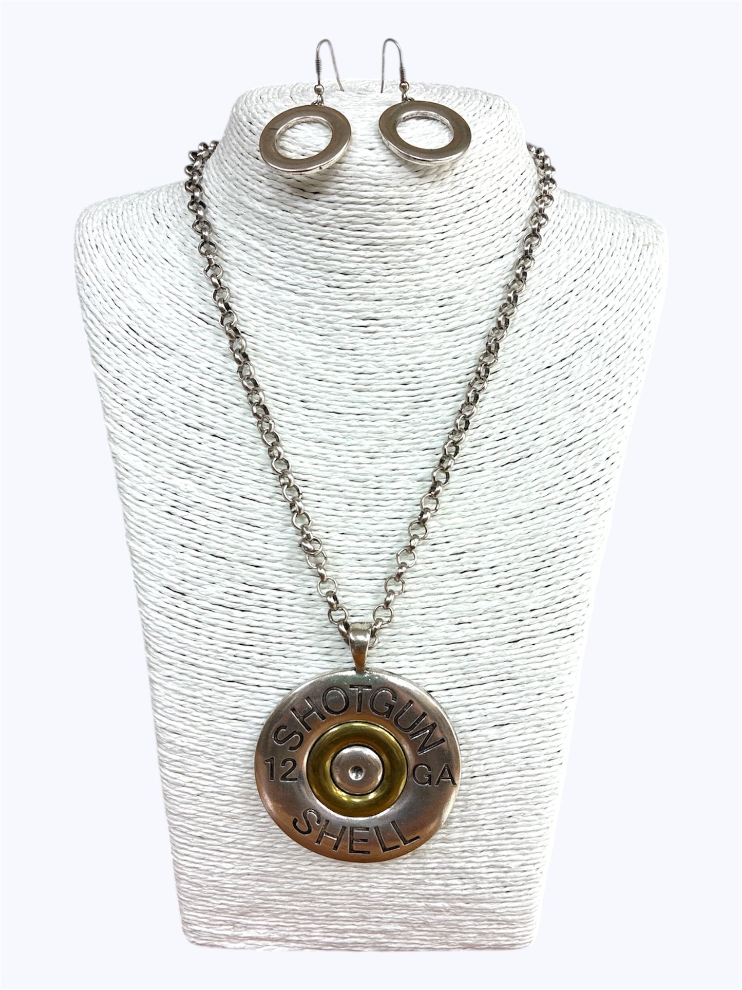N0019 | Shotgun Rebel Edge Necklace Set | SJNE1174