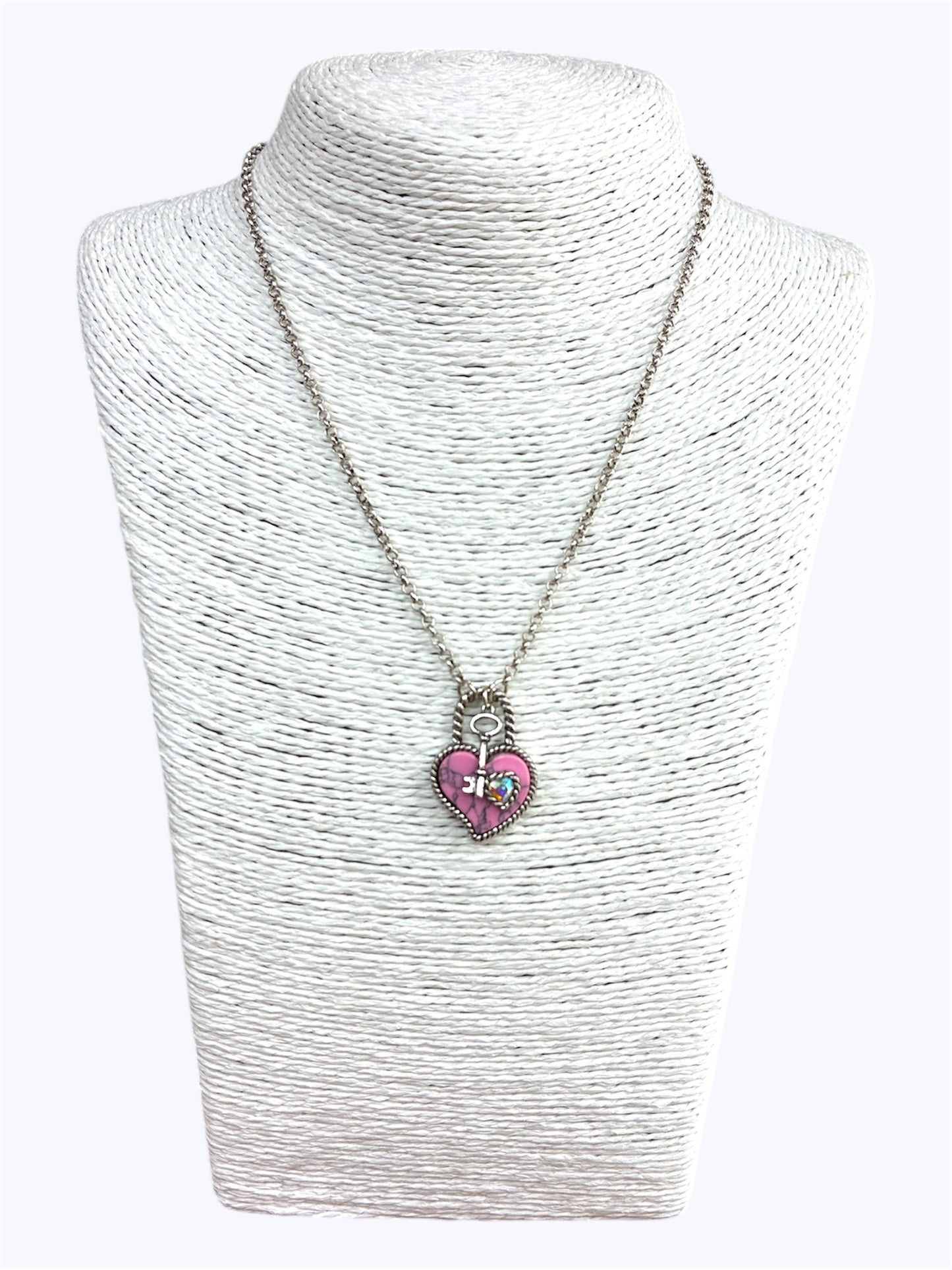 N0712 | Heart Pendant Charm Necklace | AN4653