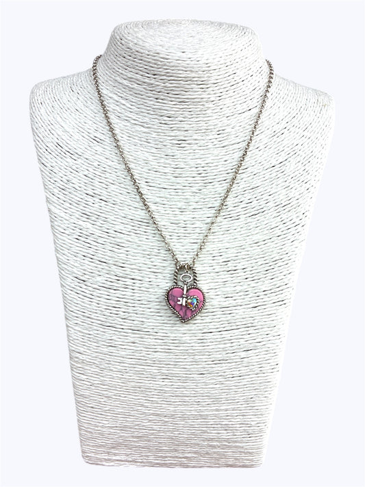 N0712 | Heart Pendant Charm Necklace | AN4653