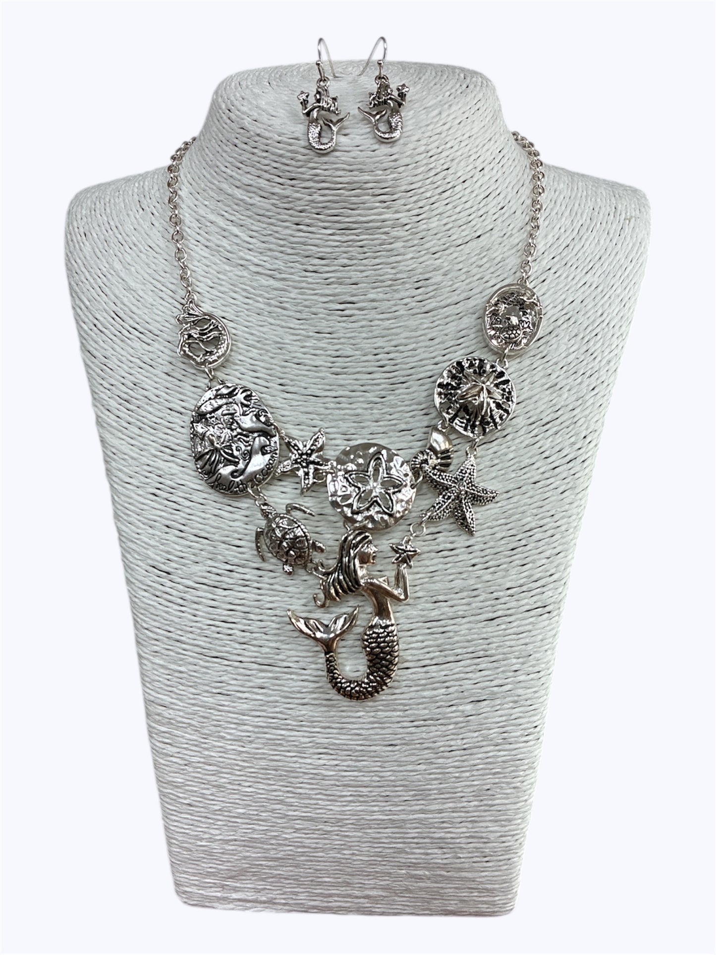 N0554| Mermaid Sea life  Necklace Set |QNE15366
