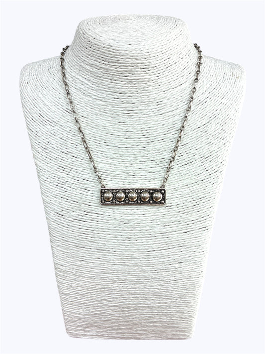 N0707 | Classic Linear Pendant Necklace | AN4542