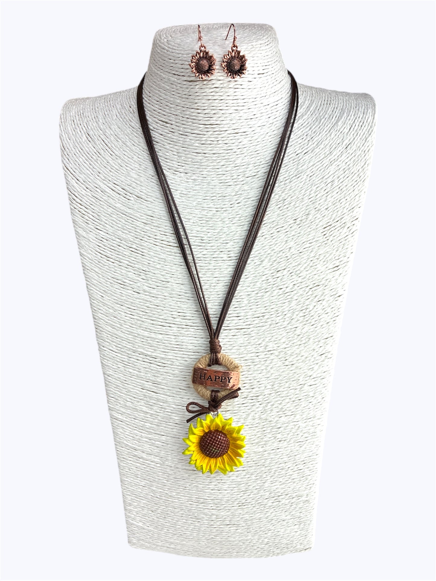 N0388 |Sunflower Necklace Set |QNE15858