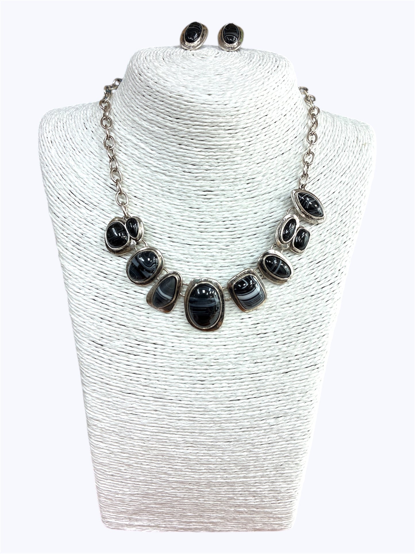 N0431| Faux Stone Deco Necklace |TNE1510