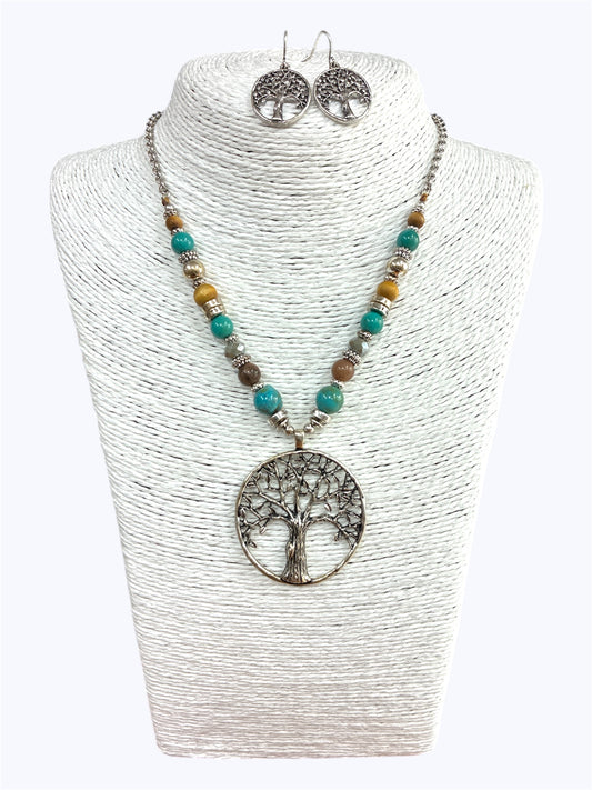 Tree of Life Necklace Set