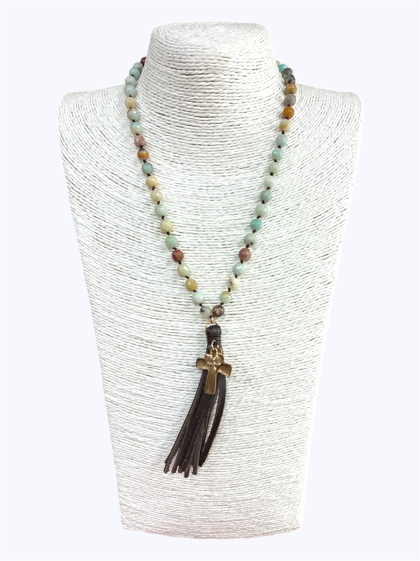 Amazonite Semi Precious Stone Necklace