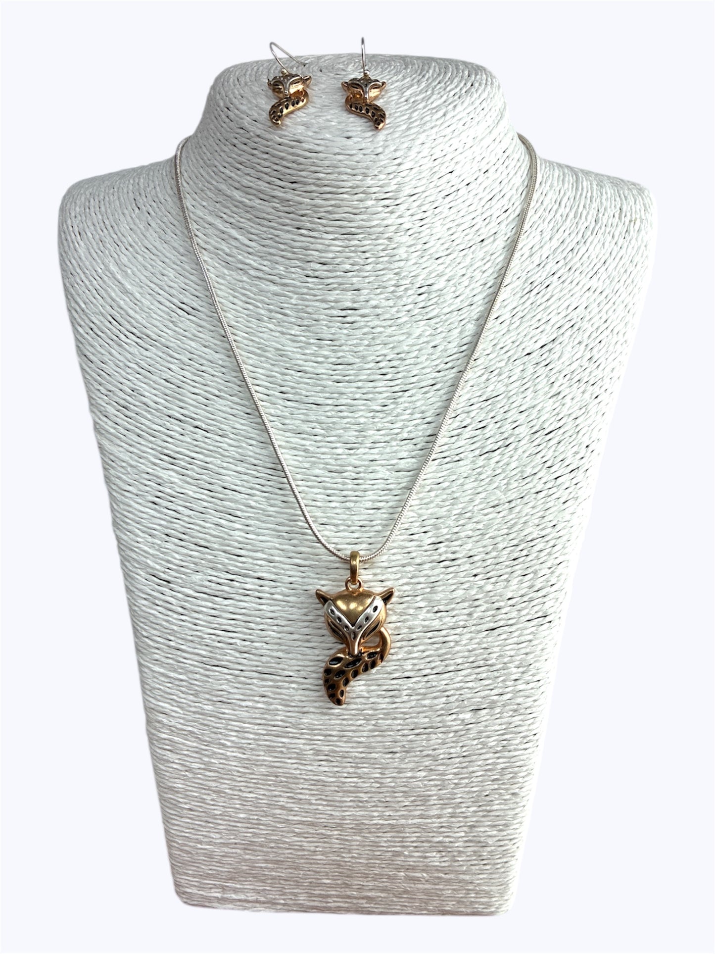 N0430 |Fox Pendant Necklace Set|AS6335