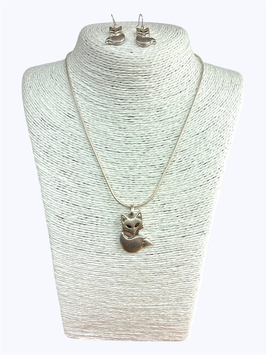 N0439|  Animal Fox Shape Pendant Necklace|AS6336