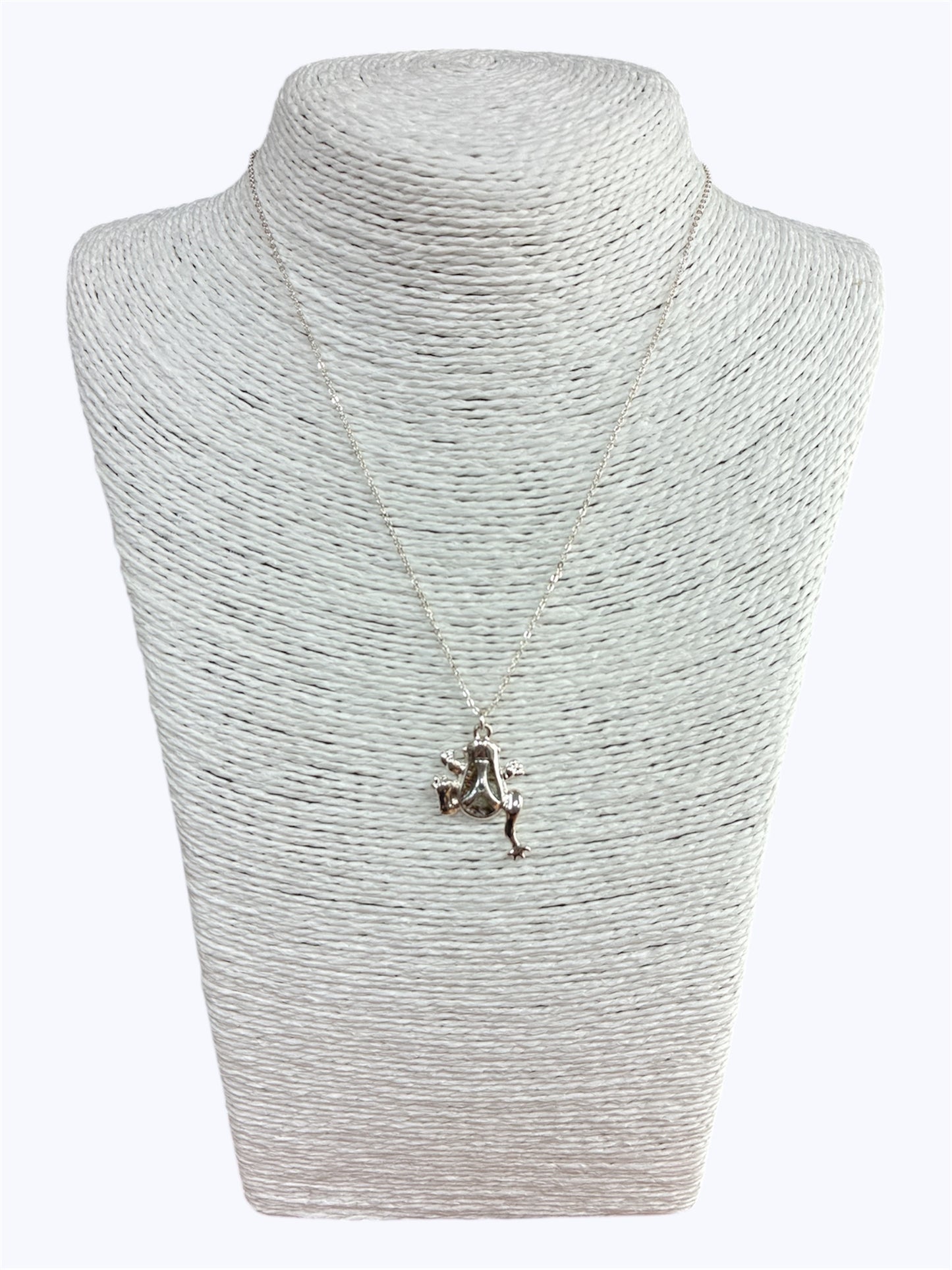 Abalone Frog Short Necklace