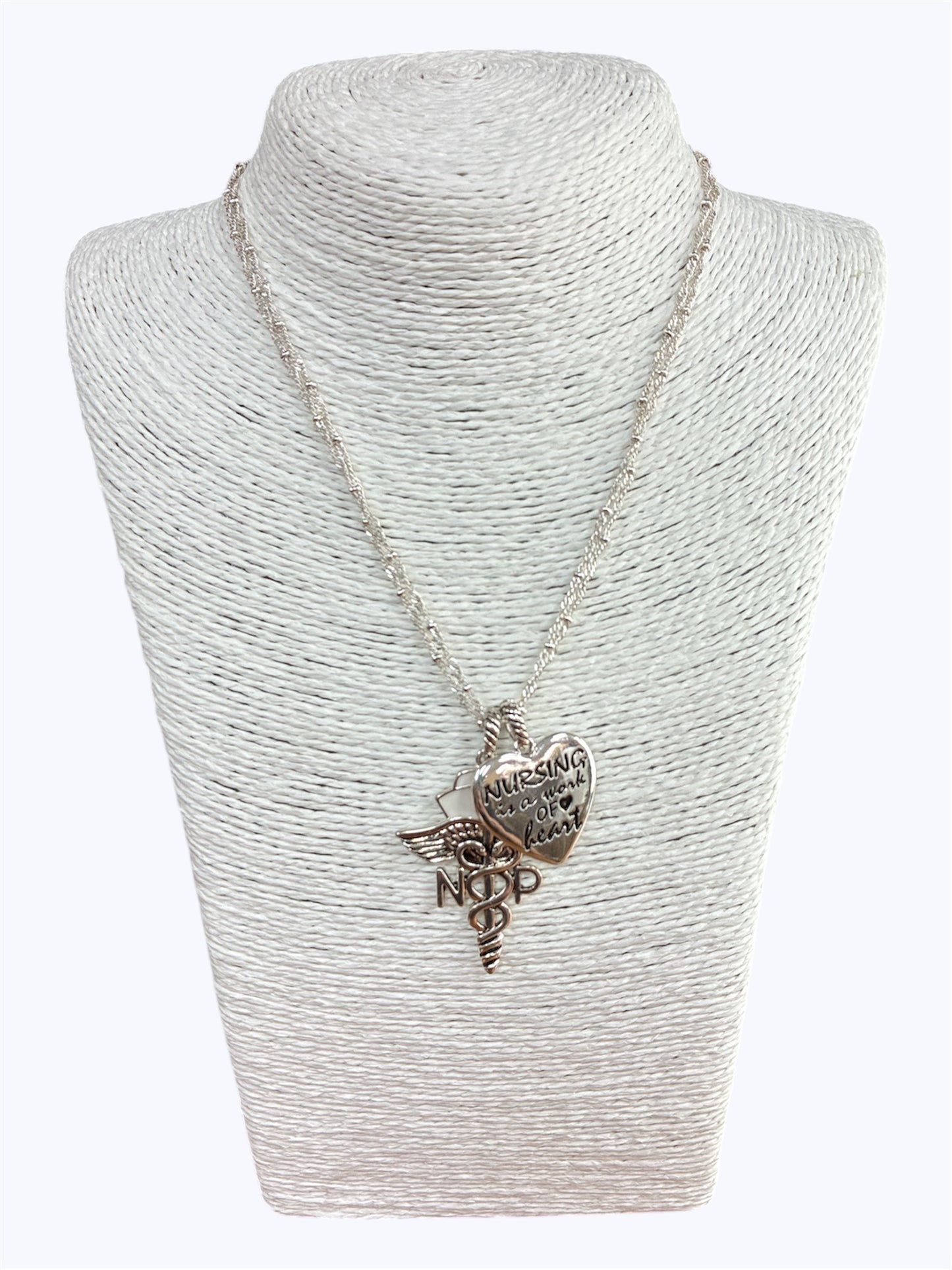 N0292 AN2717 NP Nursing Nurse Design Pendant Necklace