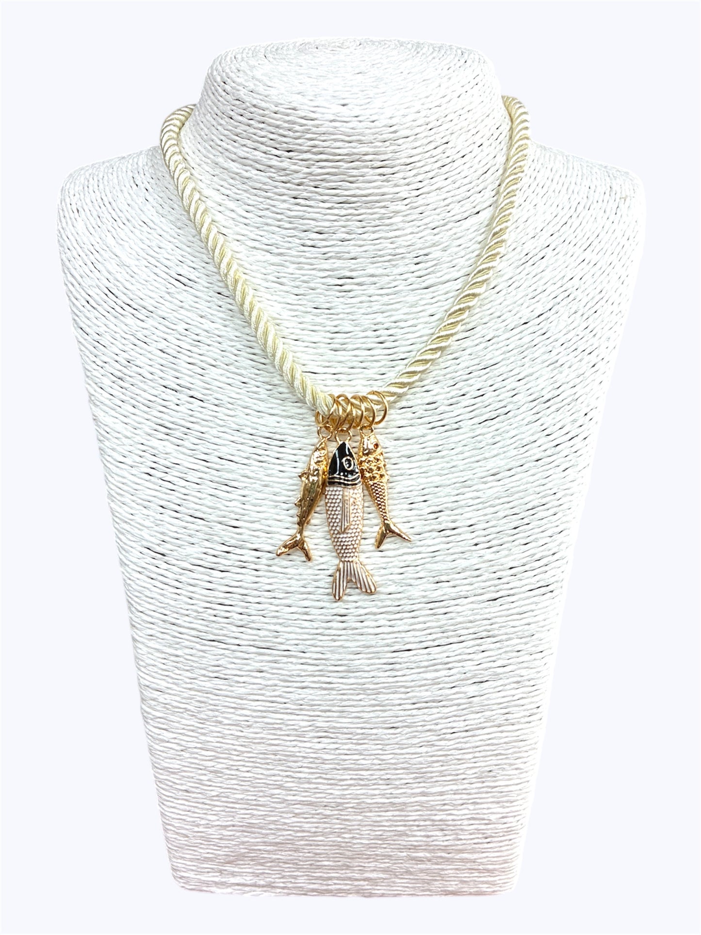 N5074 | Boho Fish Amulet Necklace | 78N4203
