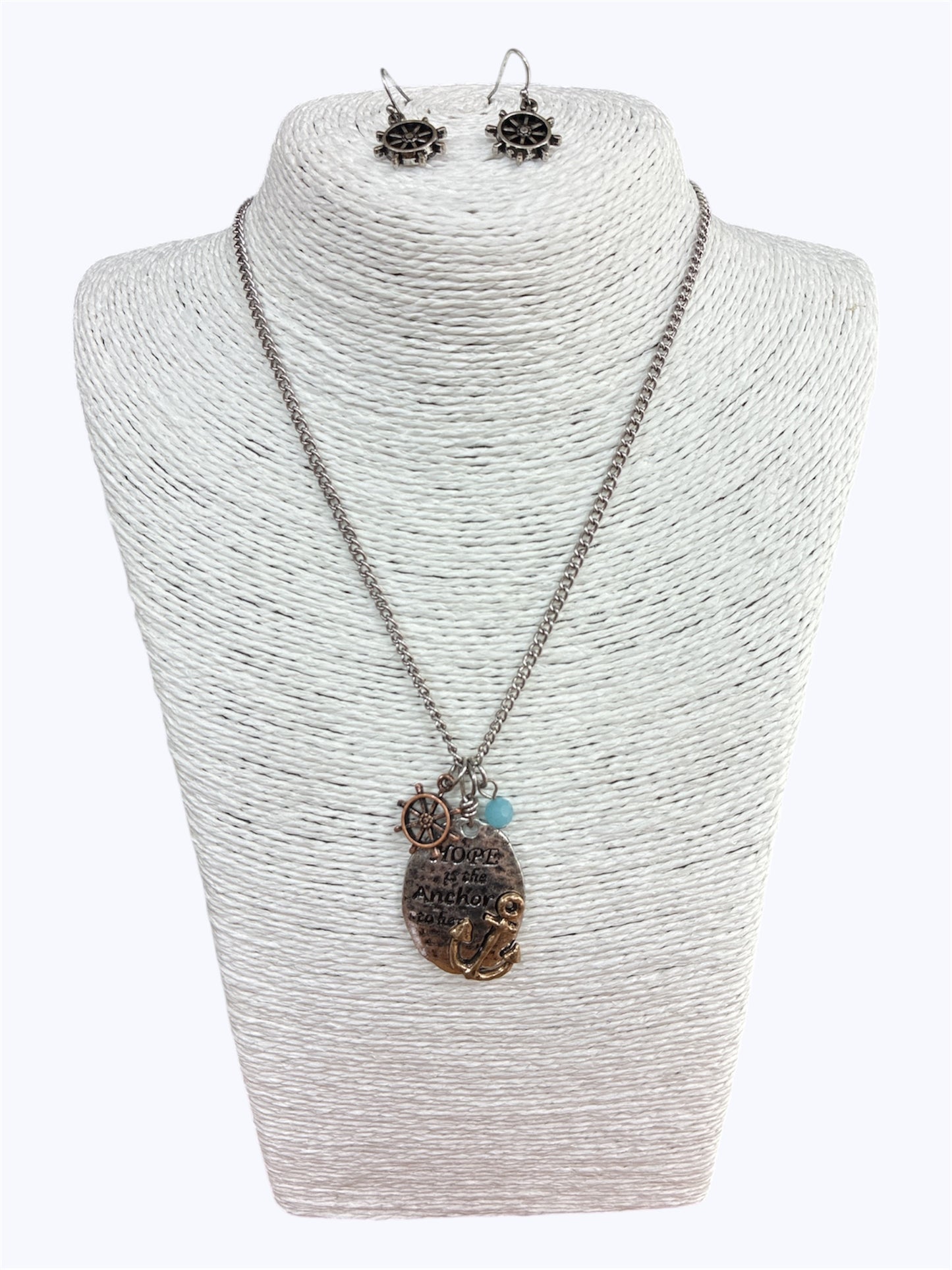 Anchor Antique Necklace Set