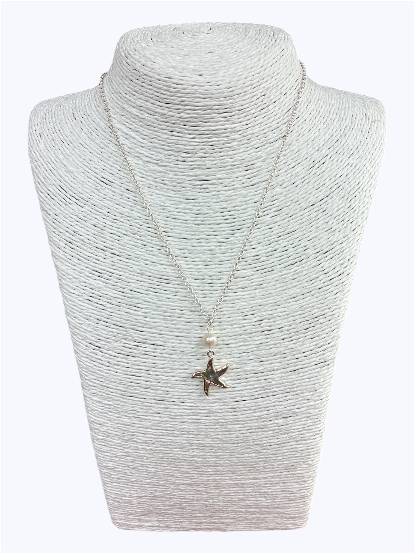 Abalone Starfish  Necklace