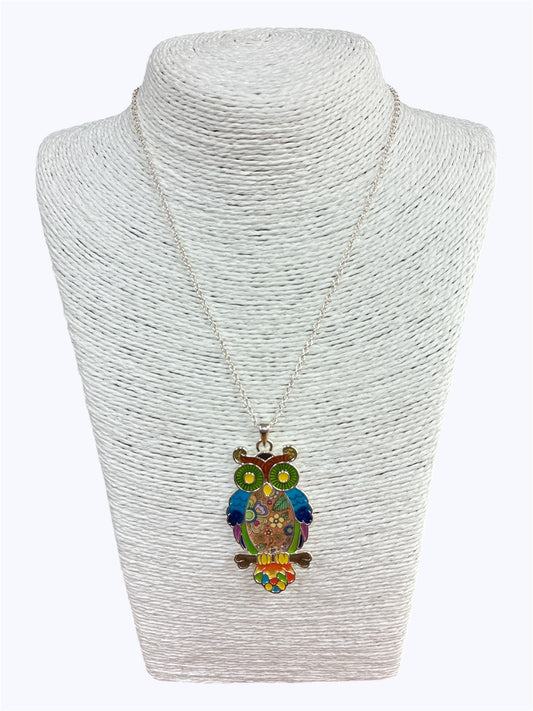 N0338| Multi Owl  Pendant Necklace |AN2406